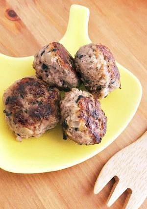 一歳〜幼児食&離乳食☆ひじきハンバーグ-レシピのメイン写真