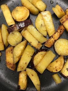 簡単!サツマイモのバターソテー-レシピのメイン写真