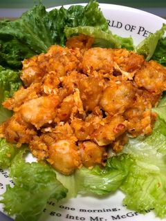 ふわふわ海老チリ-レシピのメイン写真