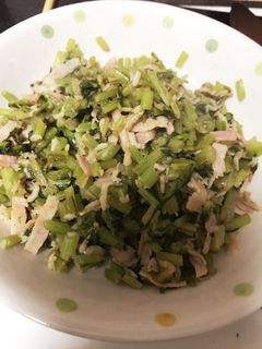 カブの葉の炒め物-レシピのメイン写真
