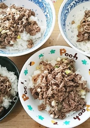 牛肉の塩ダレ丼-レシピのメイン写真