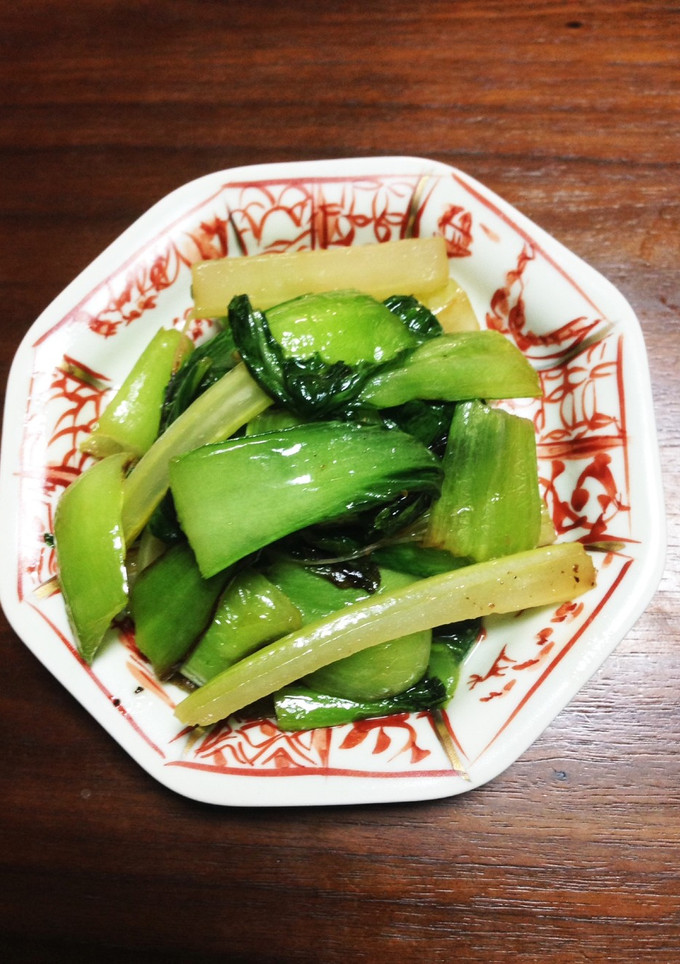 青梗菜とセロリの炒め物-レシピのメイン写真