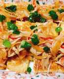 【香り箱】焼き油揚げの中華風カニカマのせ