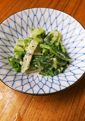 簡単!手軽!白菜のゴマぽんマヨあえ-レシピのメイン写真