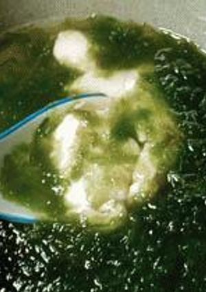 青海苔の茶碗蒸し-レシピのメイン写真
