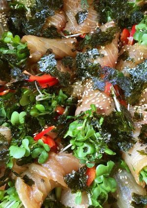 ブリ漬け野菜巻き-レシピのメイン写真