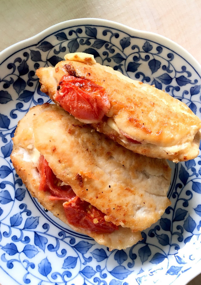 ササミのトマチー挟み焼き-レシピのメイン写真