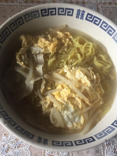 あっさり鶏ガラスープラーメン餃子入り-レシピのメイン写真