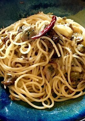 牡蠣の缶つま で作る ペペロンチーノ-レシピのメイン写真