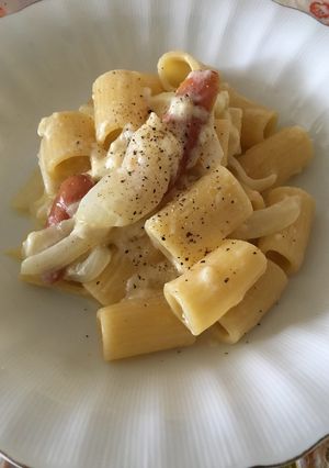 自分流 チーズクリームパスタ-レシピのメイン写真