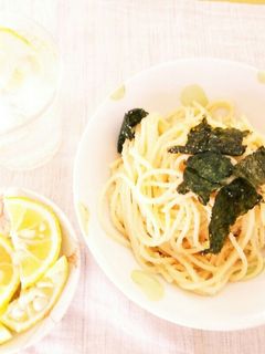 柚香るたらこパスタ-レシピのメイン写真