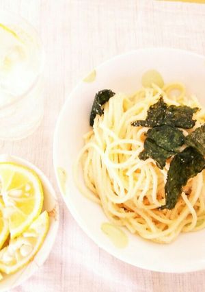柚香るたらこパスタ-レシピのメイン写真