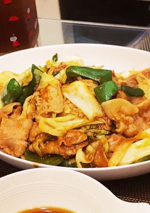 キャベツとピーマンの回鍋肉♡-レシピのメイン写真