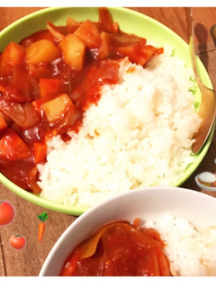 超簡単!トマト缶で♥コクうまカレーライス-レシピのメイン写真