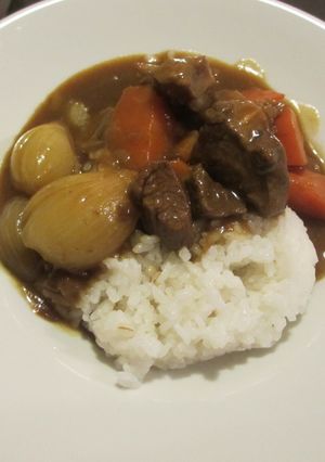 保温調理器によるすじ肉・牛肉混合カレー-レシピのメイン写真