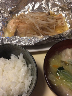 明太しゃけホイル焼き-レシピのメイン写真