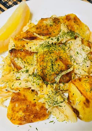 じゃがいもとサラダチキンの簡単マヨ炒め♪-レシピのメイン写真