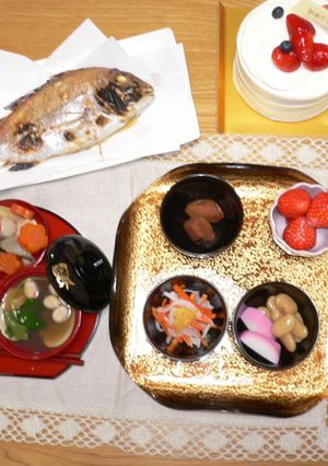 祝❤１００日のお食い初めメニュー-レシピのメイン写真