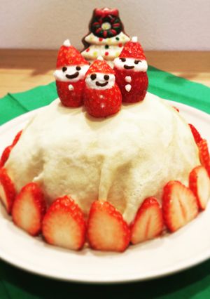 1歳のクリスマスケーキ☆ミルクレープ-レシピのメイン写真
