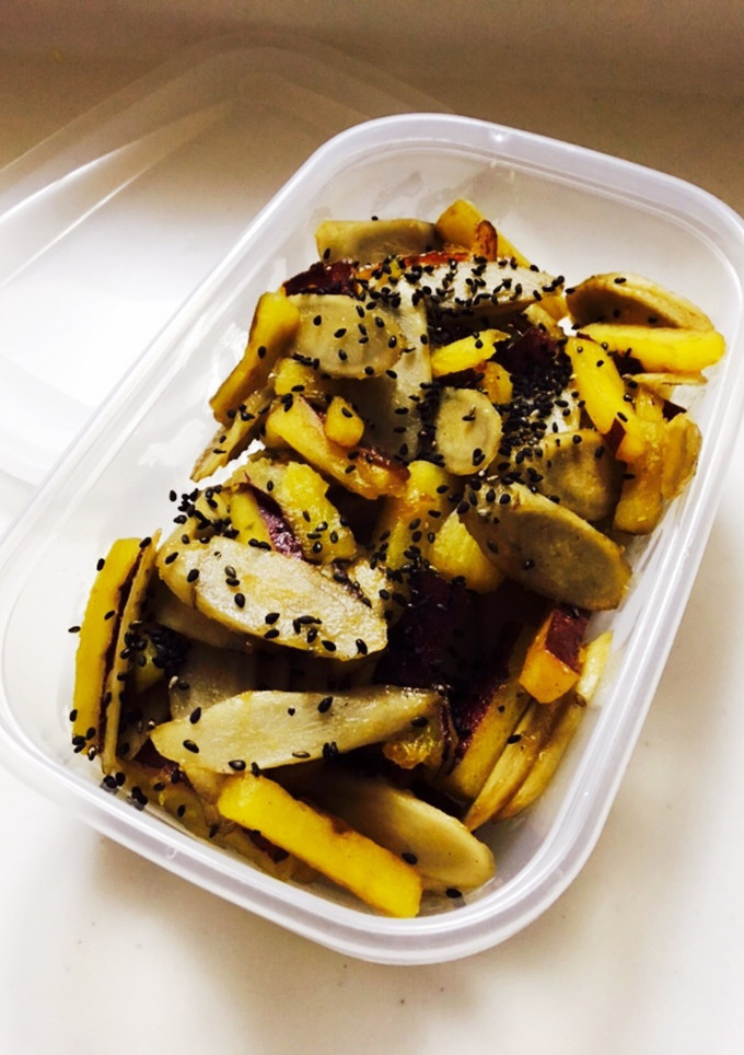 簡単☆さつまいもとごぼうのバター炒め-レシピのメイン写真