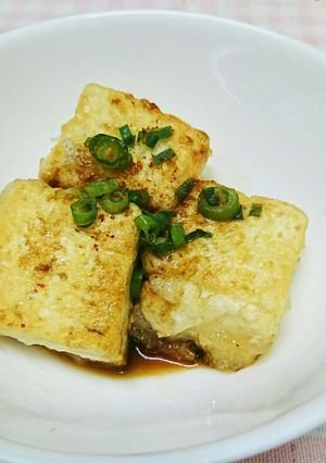 揚げ豆腐 我が家はポン酢で♪-レシピのメイン写真