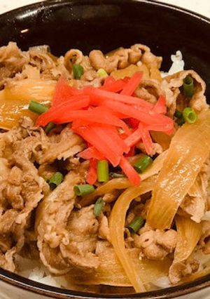 簡単牛丼★部活栄養会バージョン-レシピのメイン写真