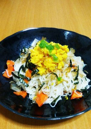失敗なし黄色が光る✨そうめんチャンプルー-レシピのメイン写真