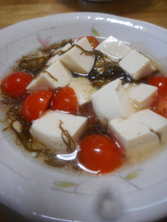 トマト豆腐ともずく酢-レシピのメイン写真