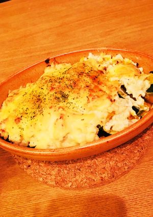 鶏ひき肉とカボチャのホクホクグラタン♪-レシピのメイン写真