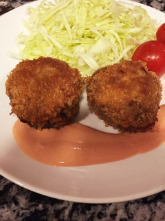 しいたけの肉詰めフライ-レシピのメイン写真