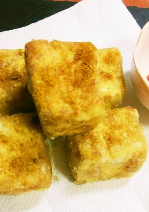 簡単！カレー粉DEドライな揚げ出し豆腐♪-レシピのメイン写真