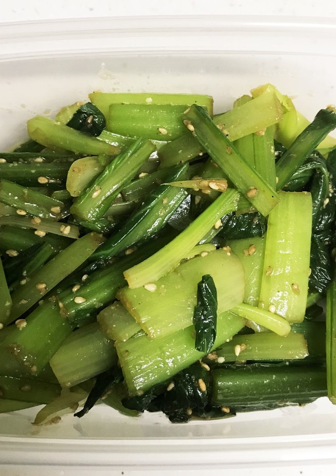 【お弁当用】小松菜の中華風和え物-レシピのメイン写真