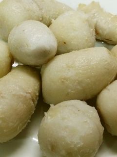 簡単!レンジよりも美味しい!里芋の皮むき-レシピのメイン写真