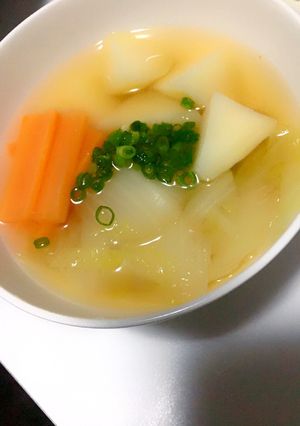 簡単節約♡寒い日にポカポカ野菜スープ-レシピのメイン写真