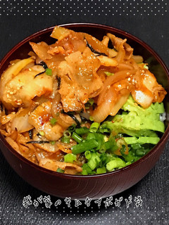 我が家のキムチアボガド丼-レシピのメイン写真