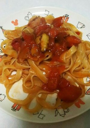 トマト缶で簡単トマトパスタソース！-レシピのメイン写真