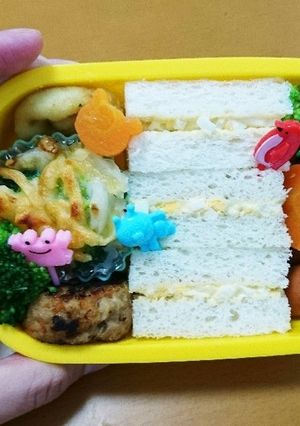 1歳4ヶ月。お弁当。-レシピのメイン写真