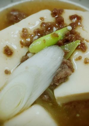 豆腐とミンチの生姜あんかけ-レシピのメイン写真