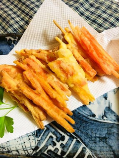サクサク衣★にんじんの天ぷら-レシピのメイン写真