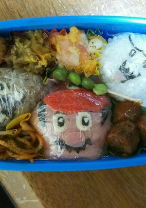 マリオのキャラ弁-レシピのメイン写真
