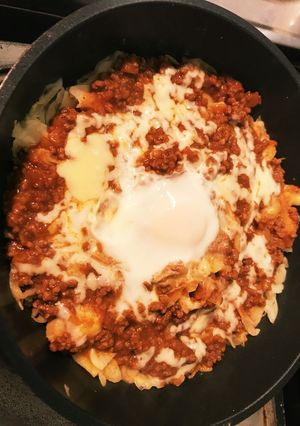チーズがとろーりキャベツとミートソース-レシピのメイン写真