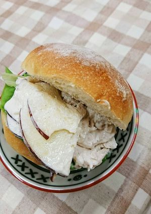チキンとリンゴのサンド-レシピのメイン写真
