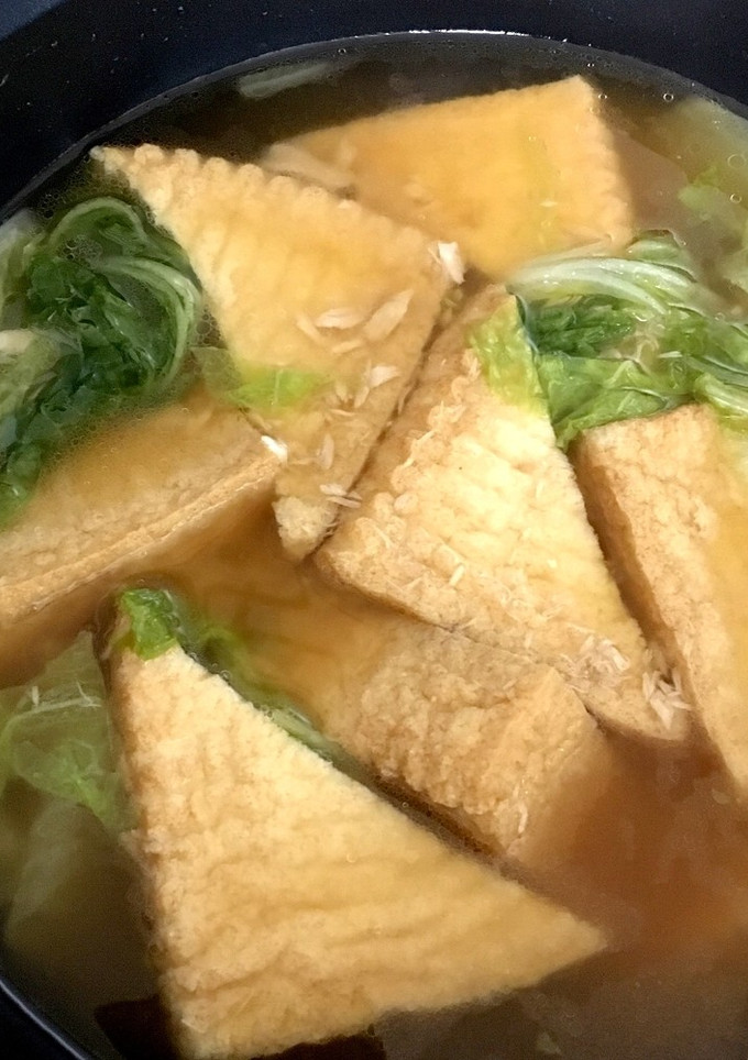厚揚げと白菜とツナの煮浸し-レシピのメイン写真