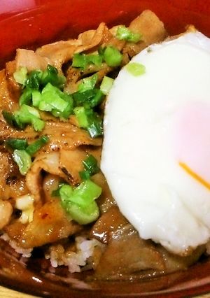 豚焼肉玉子飯-レシピのメイン写真