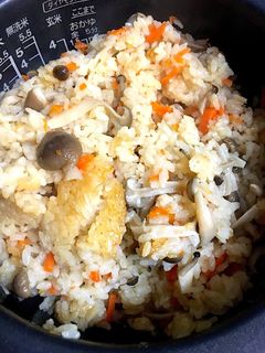 松山あげで炊き込みご飯-レシピのメイン写真
