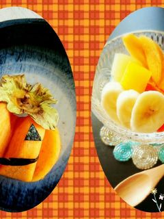 柿おばけ(※★★※)ハロウィン風♪♪-レシピのメイン写真