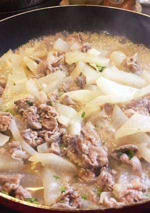 大根が旨い！大根と豚コマの味噌風味煮炒め-レシピのメイン写真