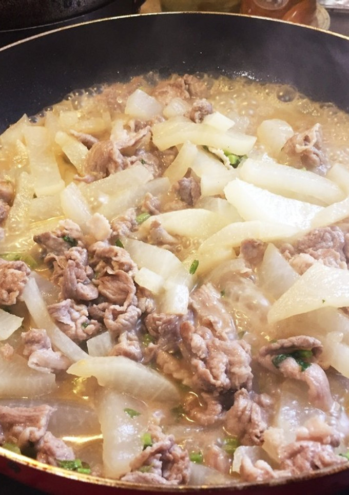 大根が旨い！大根と豚コマの味噌風味煮炒め-レシピのメイン写真
