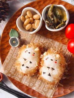 簡単♡かわいい♡ハリネズミおにぎり♡-レシピのメイン写真