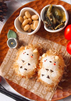 簡単♡かわいい♡ハリネズミおにぎり♡-レシピのメイン写真